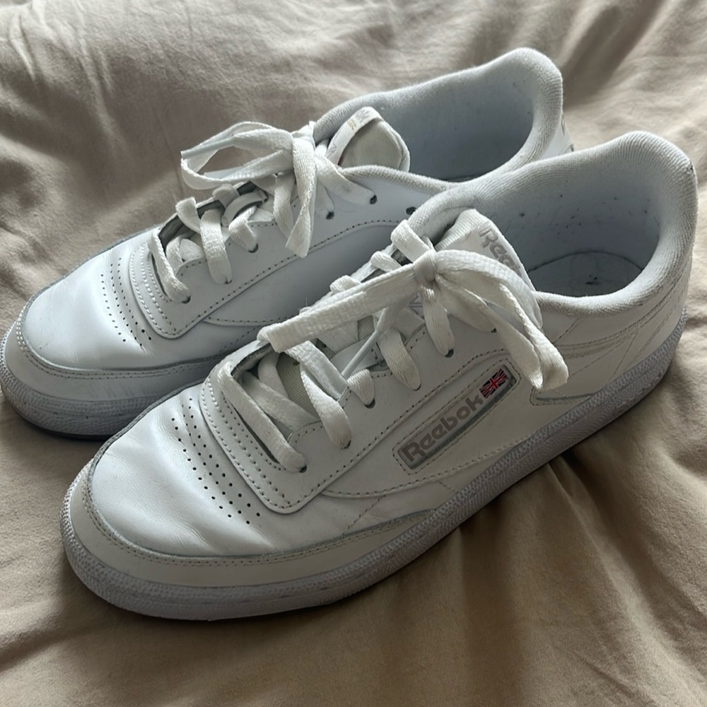 Reebok white shoes